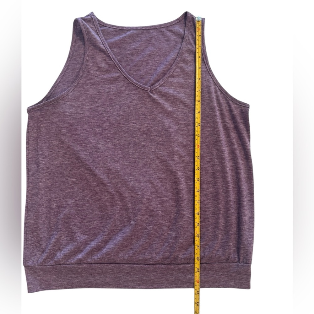 Womens purple tank top size L - Picture 8 of 8
